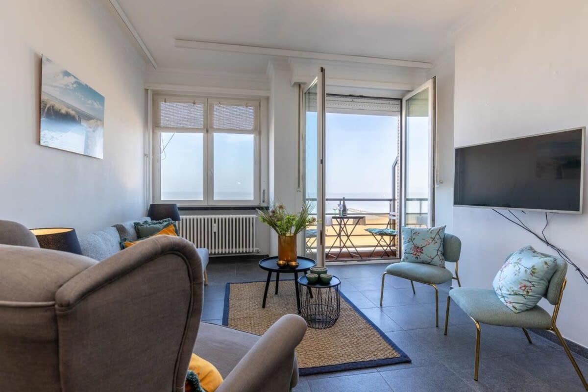 Huswell - Beautiful Spacious Studio With Frontal Sea View Knokke-Heist Exteriér fotografie